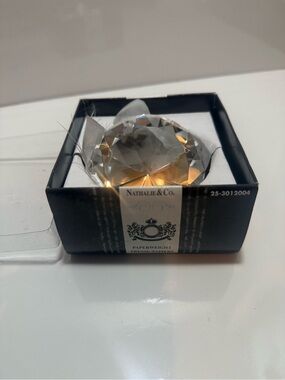 Gorgeous Diamond Crystal Diamond Crystal Paperweight Glass Diamond